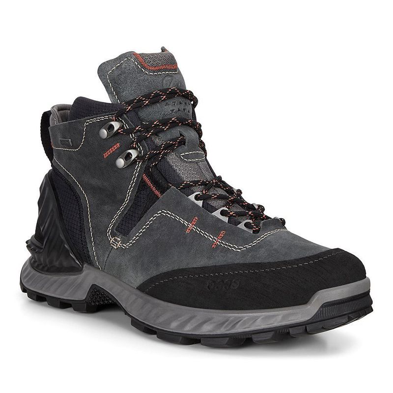 Men Boots Ecco Exohike M - Boots Grey - India UPMSRC925